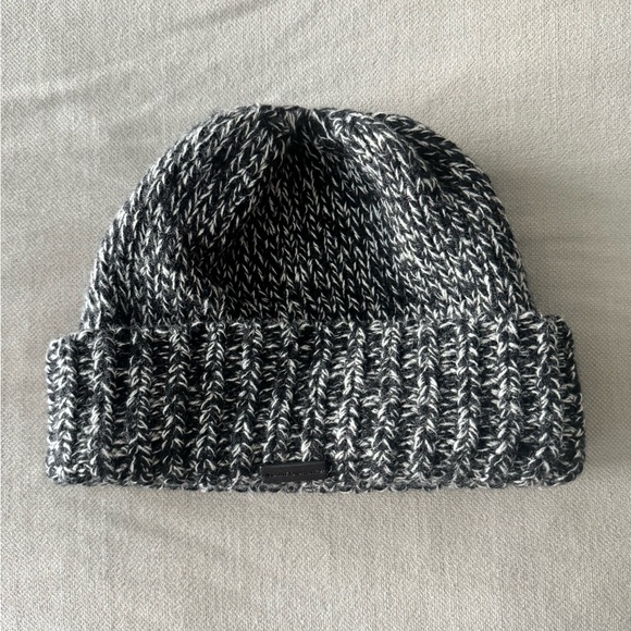 NWOT🖤SAINT LAURENT🖤Knitted Cuff Cashmere Wool Beanie - Picture 3 of 7